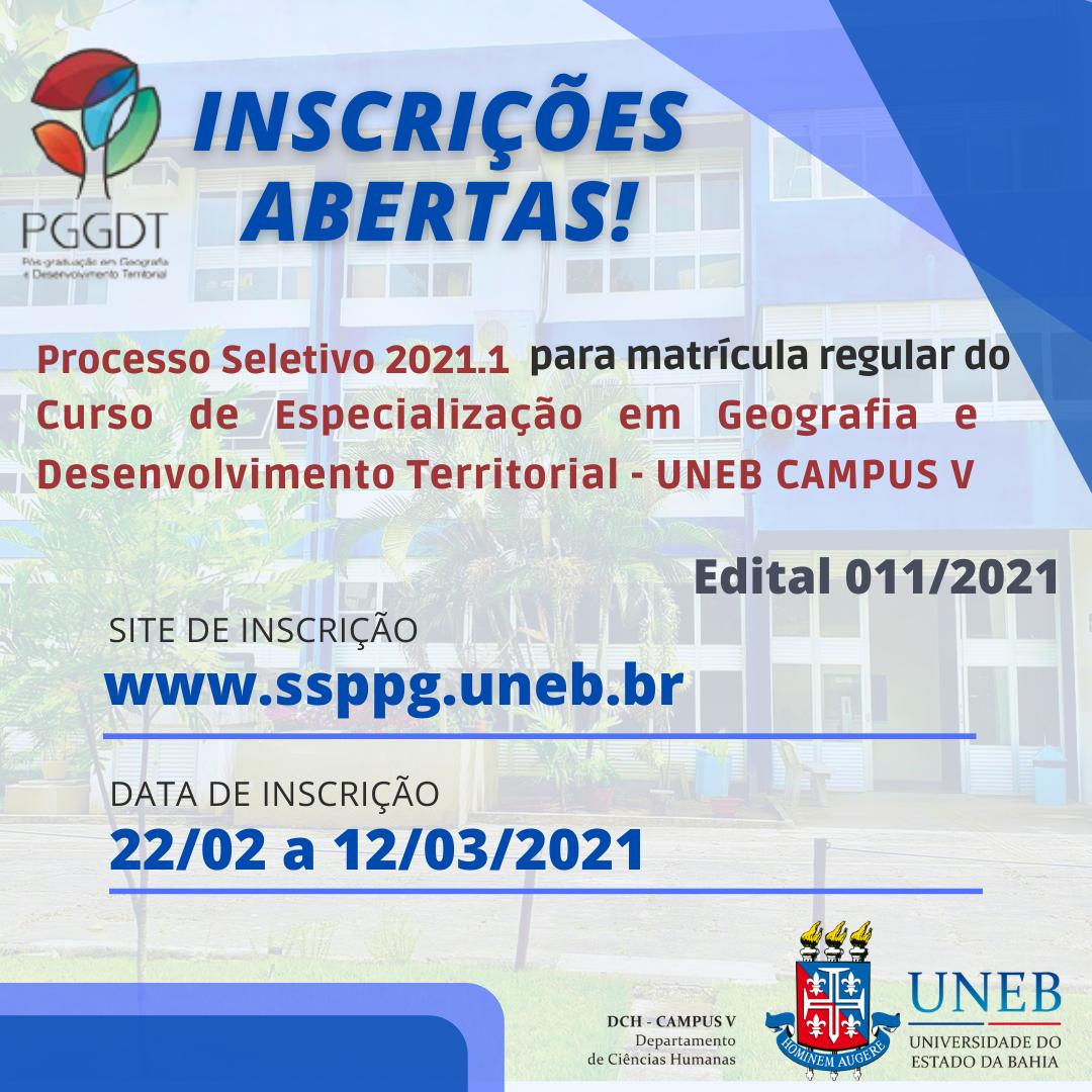 Especialização em Geografia e Desenvolvimento Territorial abre inscrições